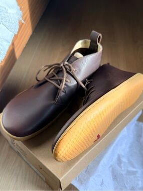 Vivo barefoot Men’s Gobi IV Boots in Bracken Brown with Gum Sole (NEW) size 8
